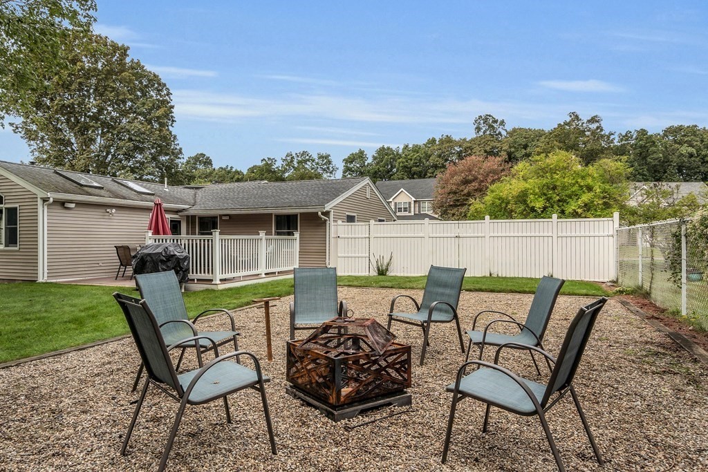 5 Colby Road Danvers, MA 01923 - Photo 31 of 33 a view of a chair and table on the patio in the back