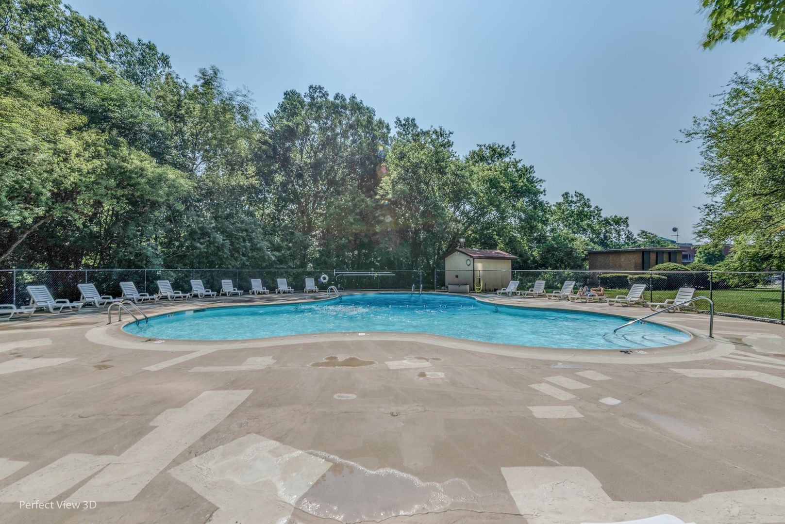 1 Renaissance Place, Unit 1017 Palatine, IL 60067 - Photo 25 of 30 a backyard of a house with basket ball court
