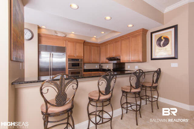 28250 Canal Road, Unit 906 Orange Beach, AL 36561 - Photo 9 of 43 Large granite bar