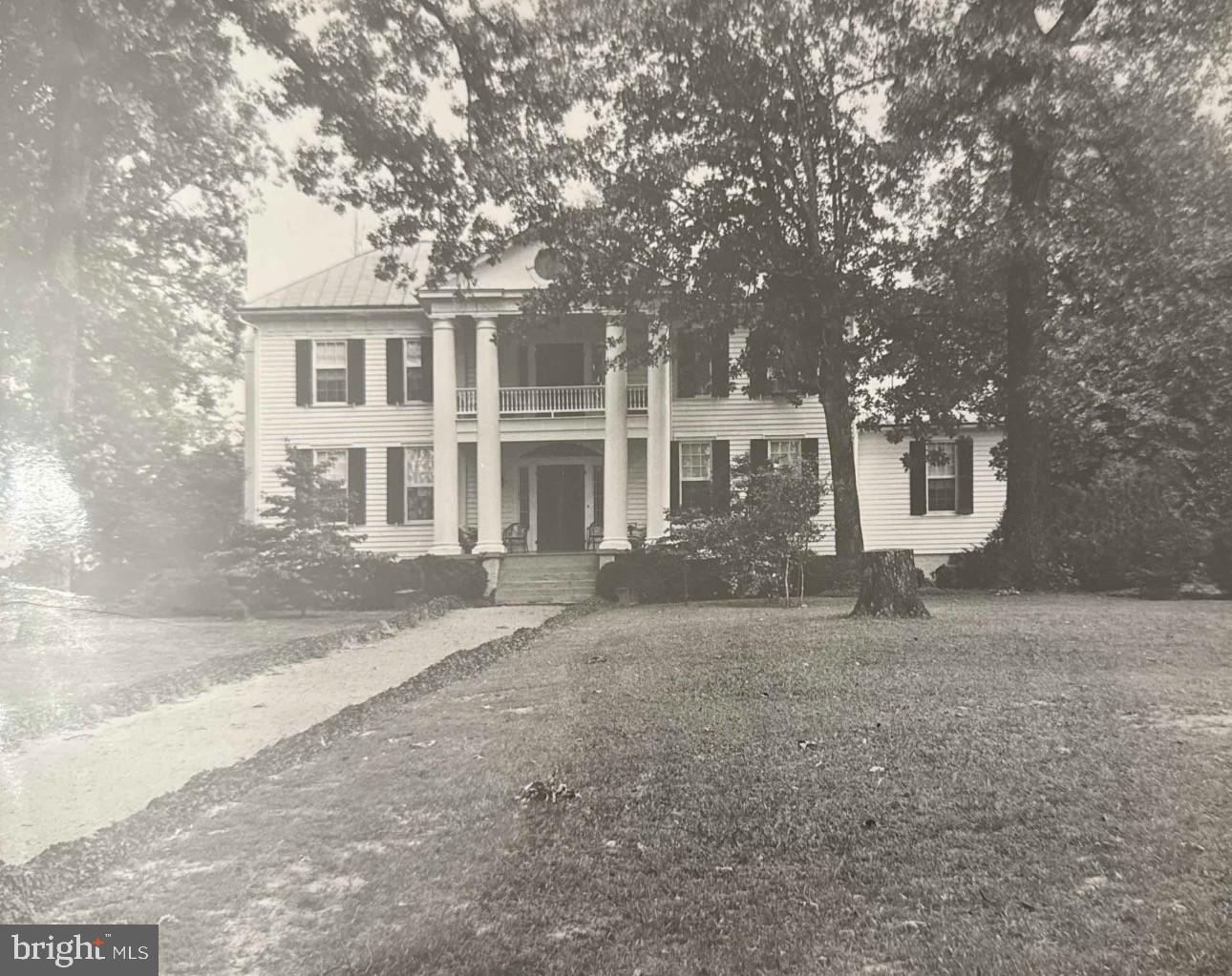 2345 Berry Hill Road Danville, VA 24541 - Photo 118 of 130 Historic Photo of the Front of Oak Ridge