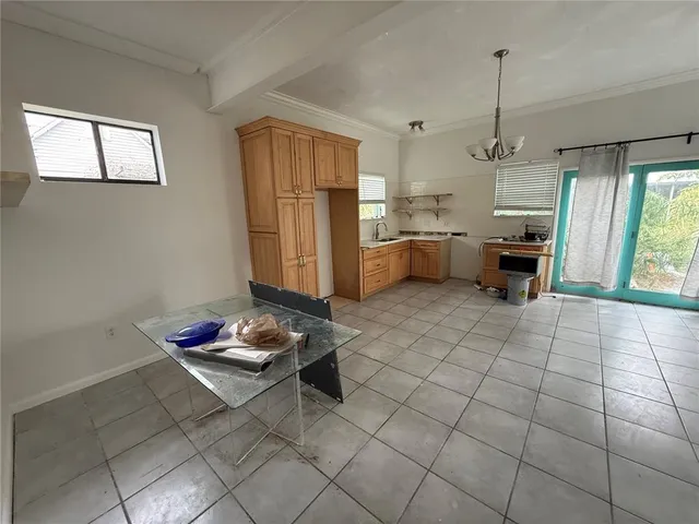 a view of a livingroom with furniture and window