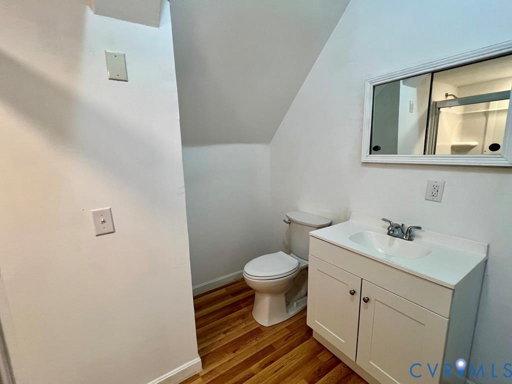 40 Coan Wharf Road Heathsville, VA 22473 - Photo 13 of 28 a bathroom with a sink toilet and mirror