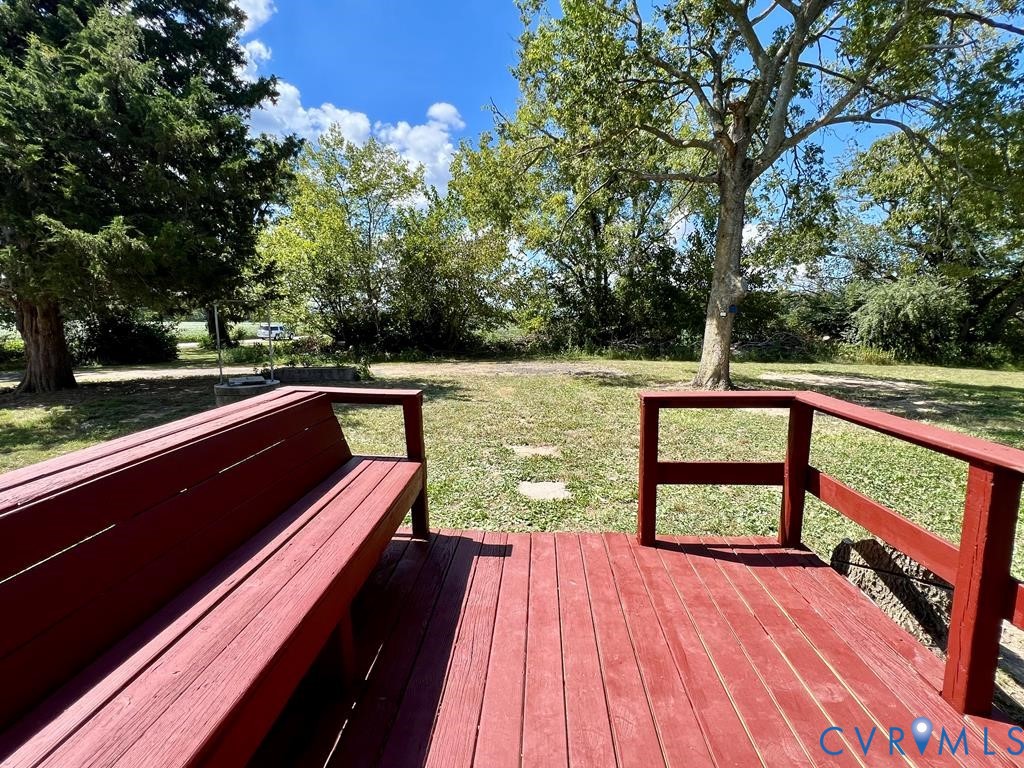40 Coan Wharf Road Heathsville, VA 22473 - Photo 25 of 28 a view of deck with a bench