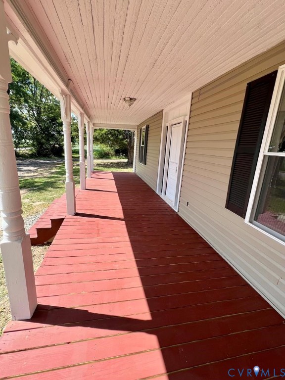 40 Coan Wharf Road Heathsville, VA 22473 - Photo 26 of 28 a view of outdoor space and deck