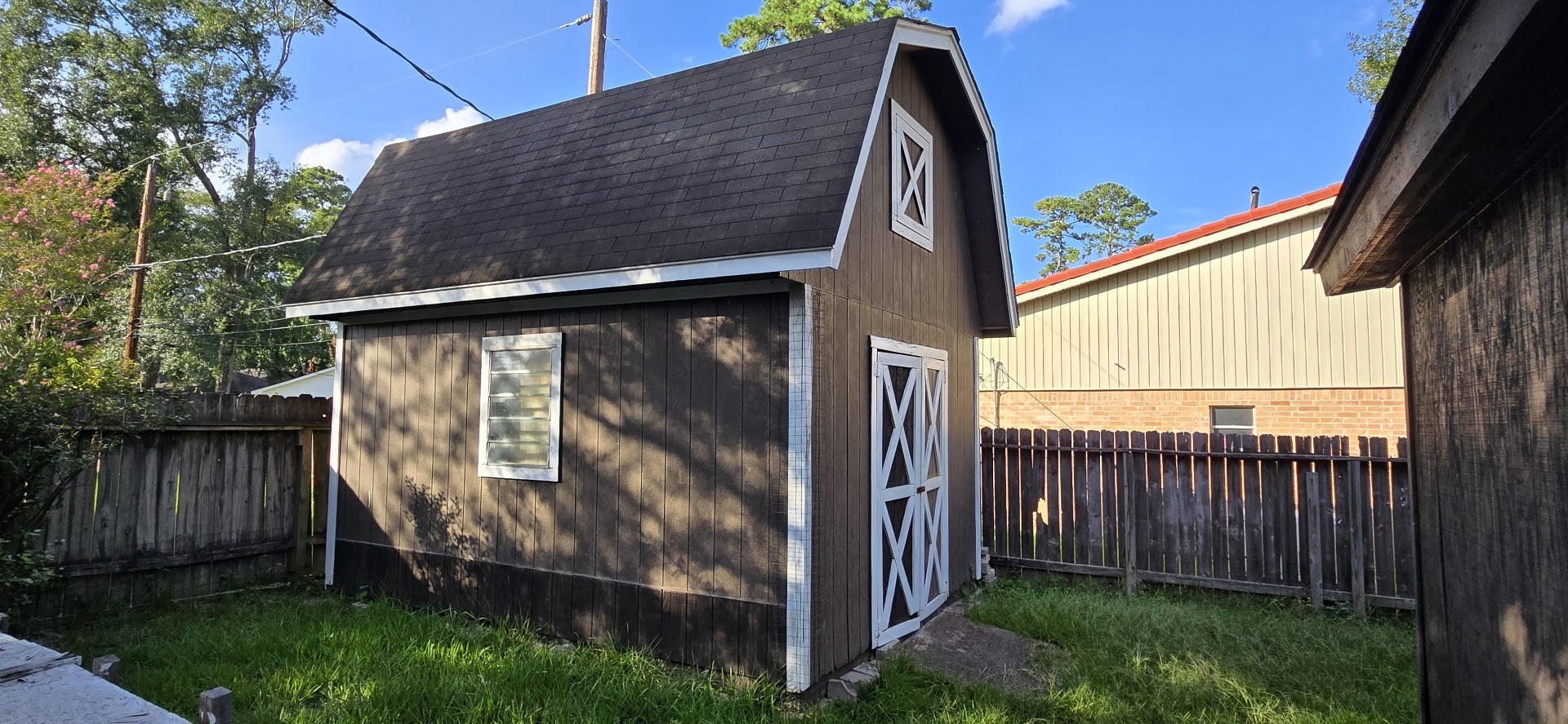 19426 Lockridge Drive Spring, TX 77373 - Photo 42 of 44 a view of back yard from balcony