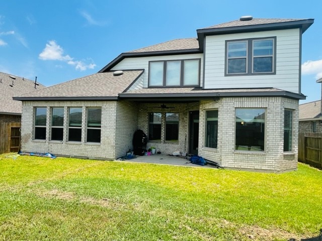 13710 Saxon Cliff Lane Rosharon, TX 77583 - Photo 15 of 20 a view of a house with a swimming pool with a porch
