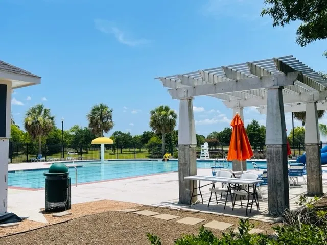 a view of outdoor space with seating area