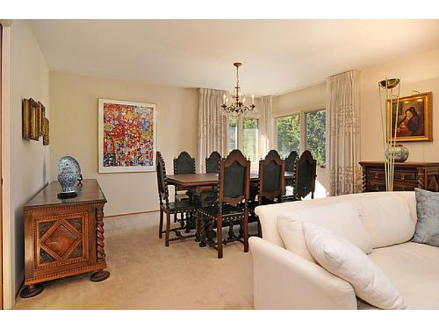 2726 El Prado Road Burlingame, CA 94010 - Photo 5 of 11 a living room with furniture and a chandelier