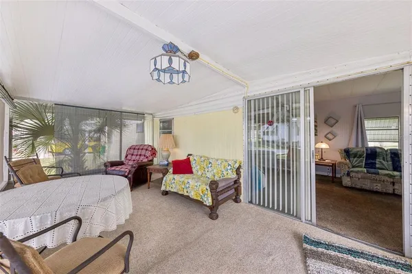 a view of a livingroom with furniture and couch