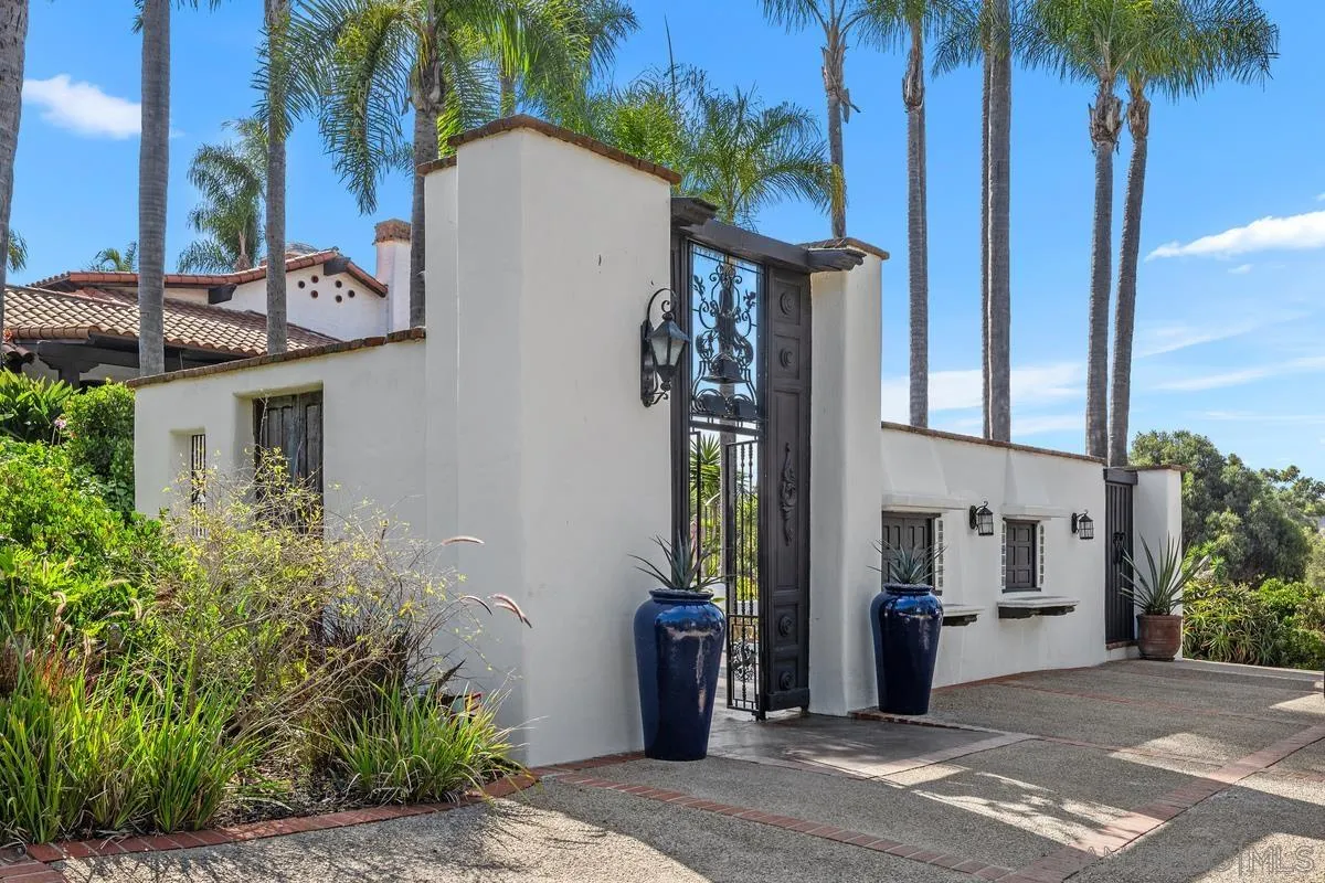 17507 Los Morros Rancho Santa Fe, CA 92067 - Photo 19 of 60 a view of a house with a patio