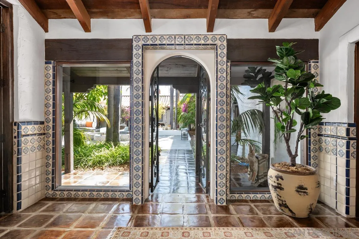 17507 Los Morros Rancho Santa Fe, CA 92067 - Photo 6 of 60 Beautiful entry gates through the front door
