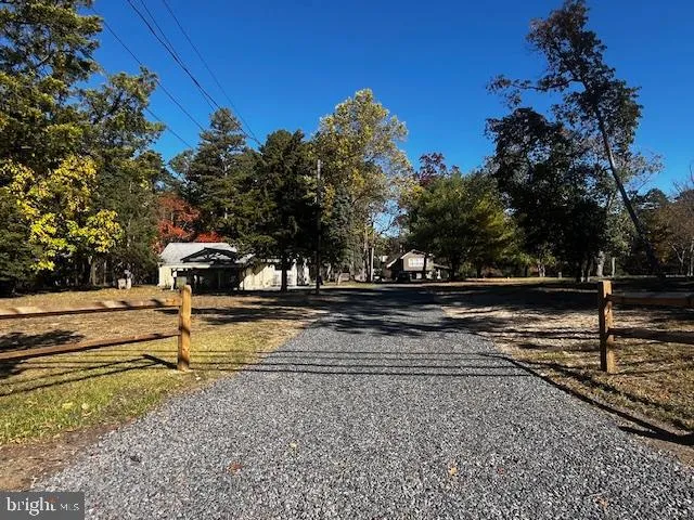 a view of street with houses