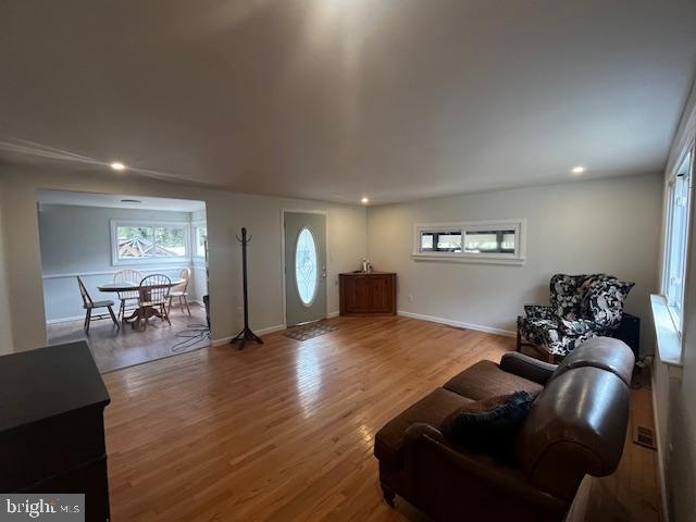 583 Tabernacle Road Medford, NJ 08055 - Photo 21 of 36 a living room with furniture and a wooden floor