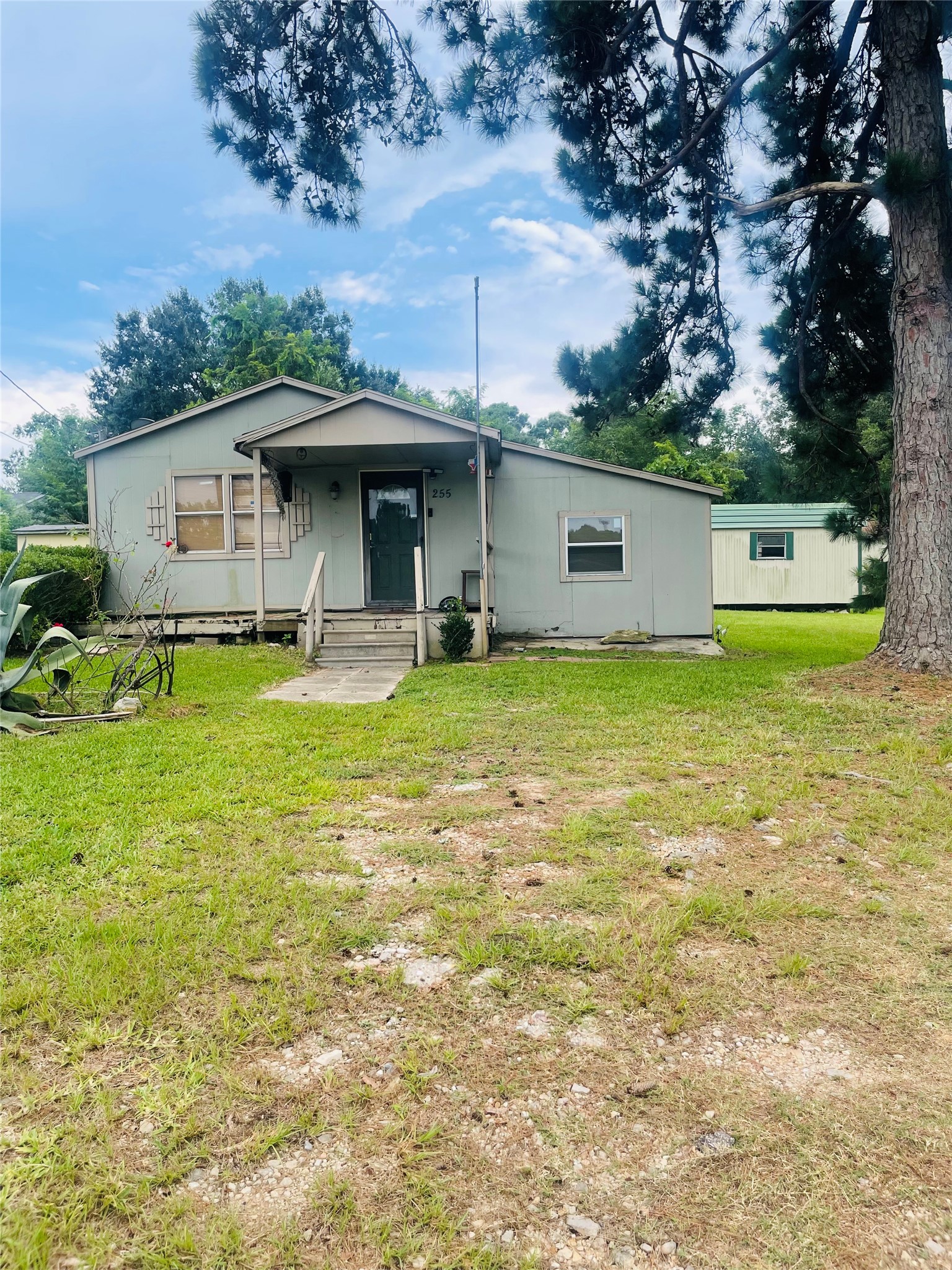 255 Bluebonnet Livingston, TX 77351 - Photo 2 of 7 a view of a house with a yard
