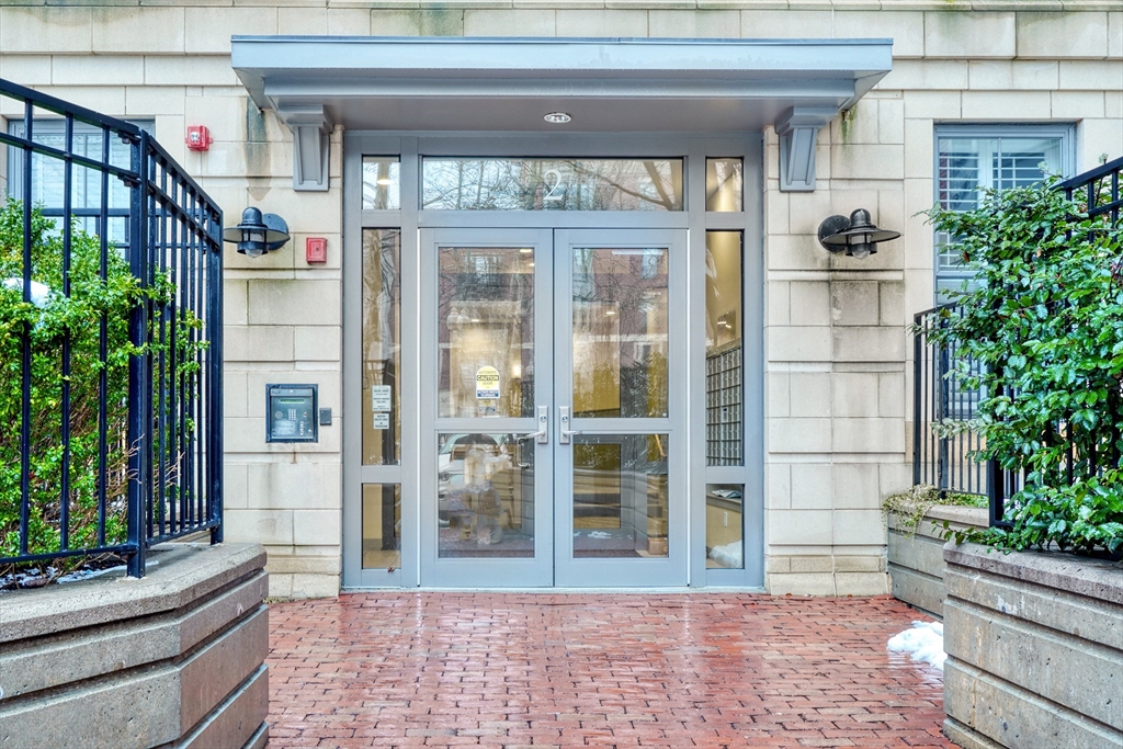 2 Rollins Street, Unit D603 Boston, MA 02118 - Photo 2 of 20 a view of front door and potted plants