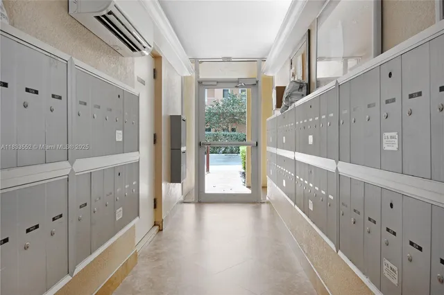 a view of a walk in closet