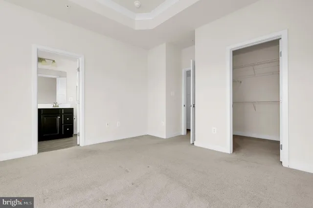 a view of an empty room