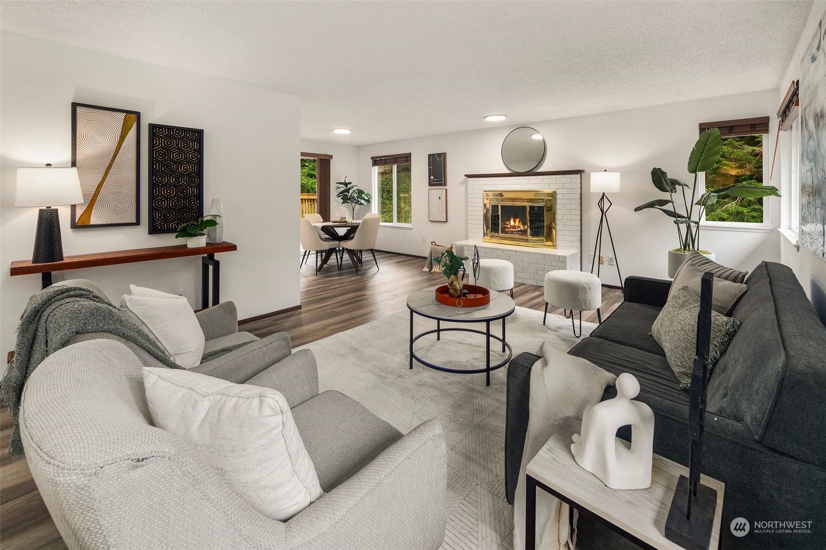 6104 145th Street Southwest Edmonds, WA 98026 - Photo 6 of 29 a living room with furniture and a wooden floor