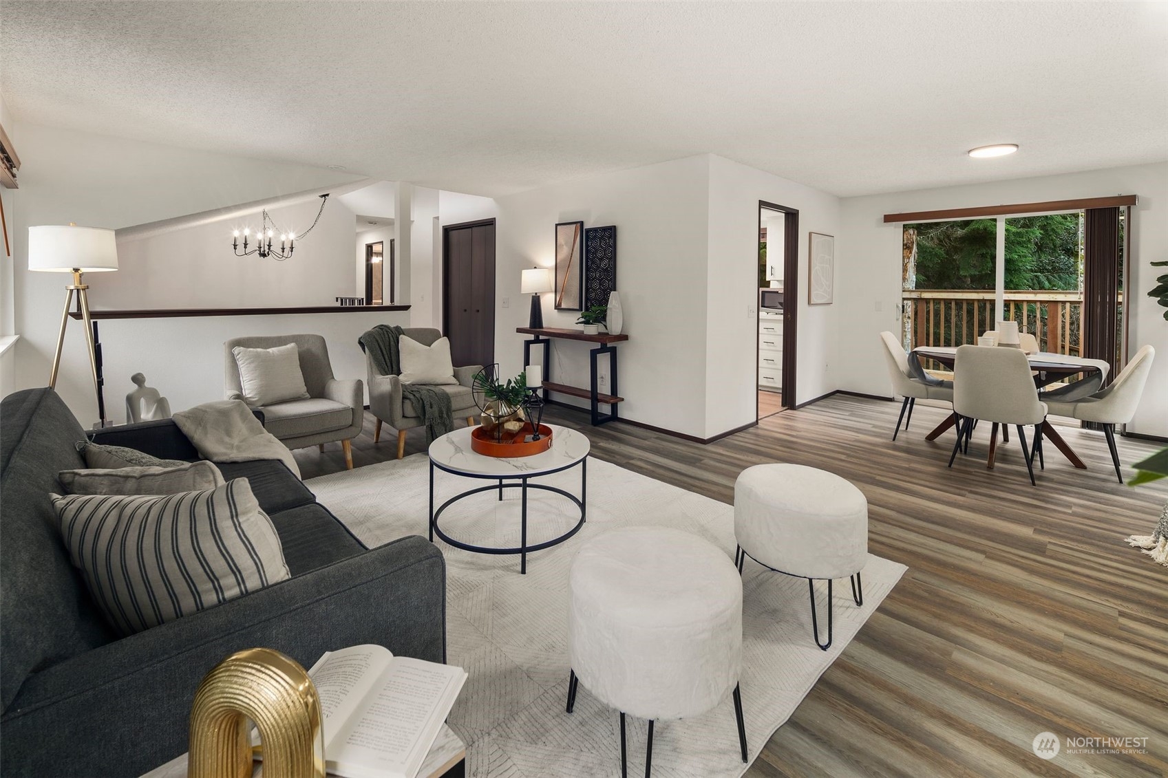 6104 145th Street Southwest Edmonds, WA 98026 - Photo 7 of 29 a living room with furniture and wooden floor