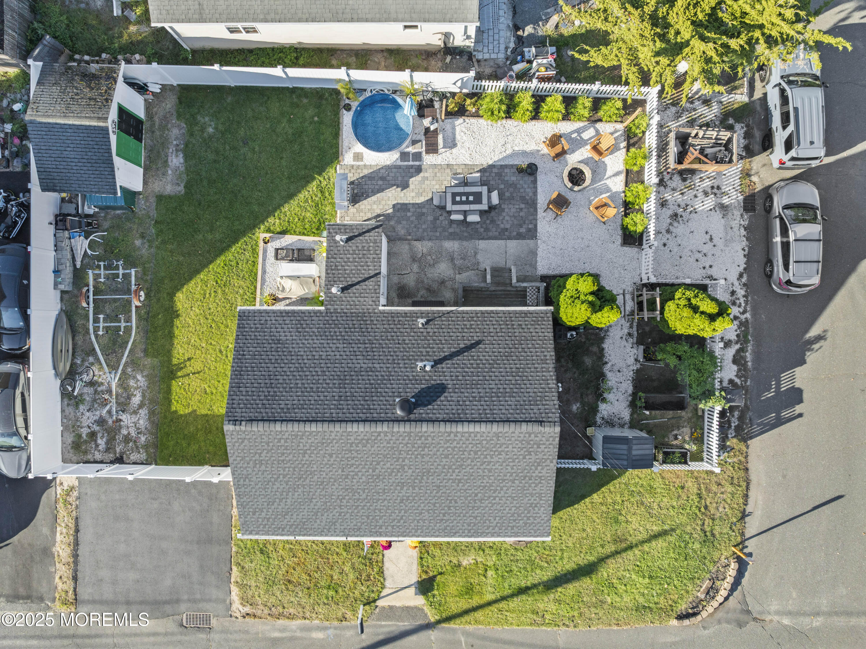 240 Timberline Road Toms River, NJ 08753 - Photo 21 of 25 an aerial view of a house with a swimming pool