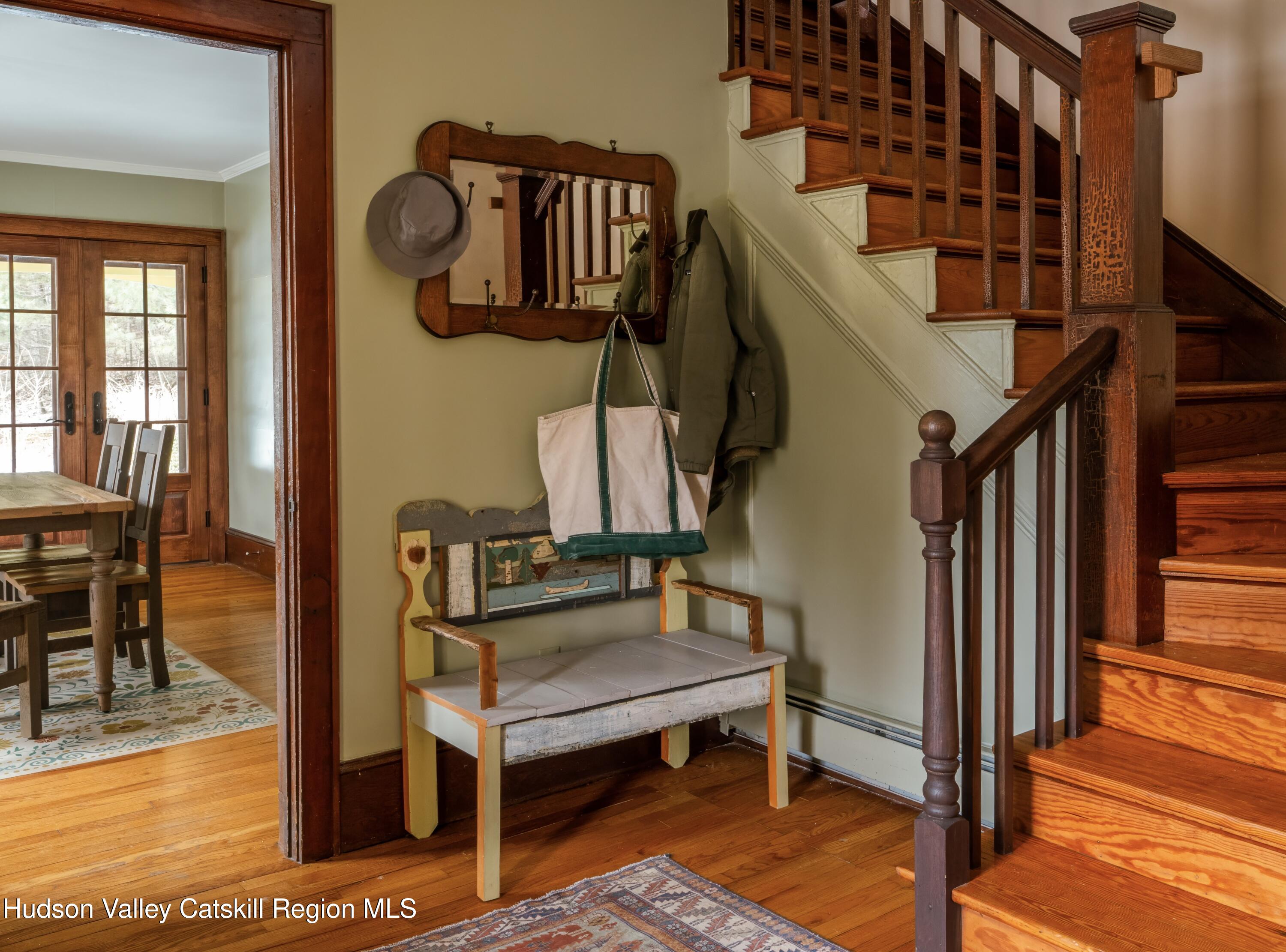 72 High Point Mountain Road West Shokan, NY 12494 - Photo 18 of 33 a view of entryway dining room and hall with wooden floor
