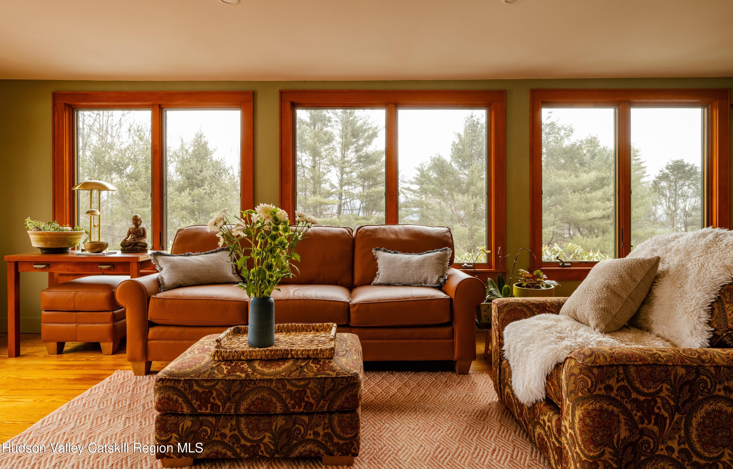 72 High Point Mountain Road West Shokan, NY 12494 - Photo 7 of 33 a living room with furniture and a large window