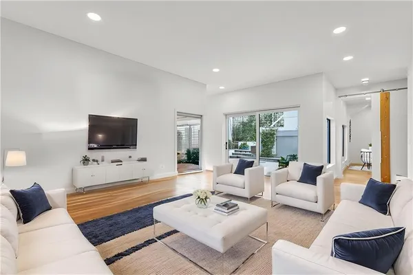 a view of an chairs and tables in the patio
