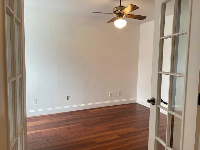 wooden floor in an empty room