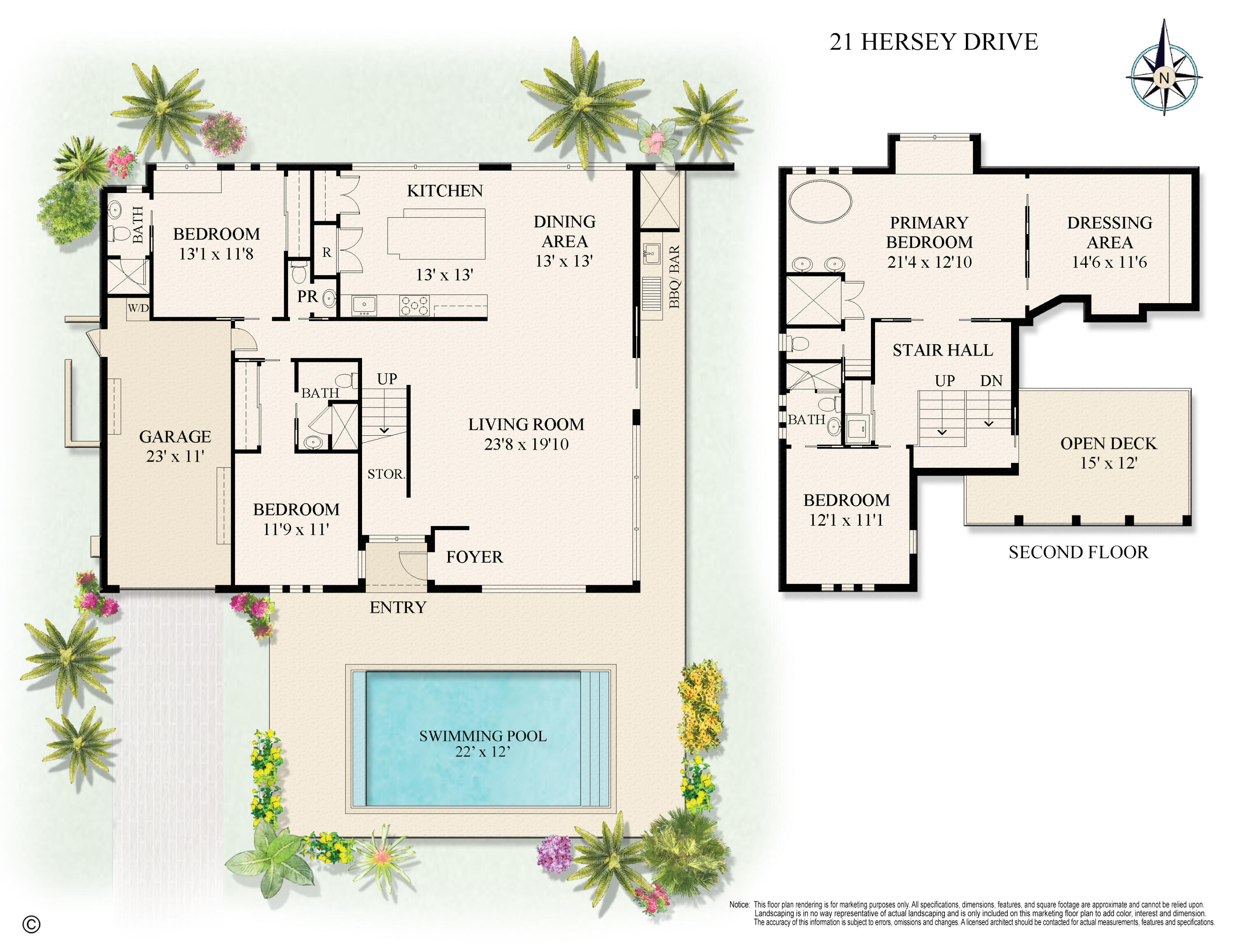 21 Hersey Drive Ocean Ridge, FL 33435 - Photo 46 of 46 Floorplan