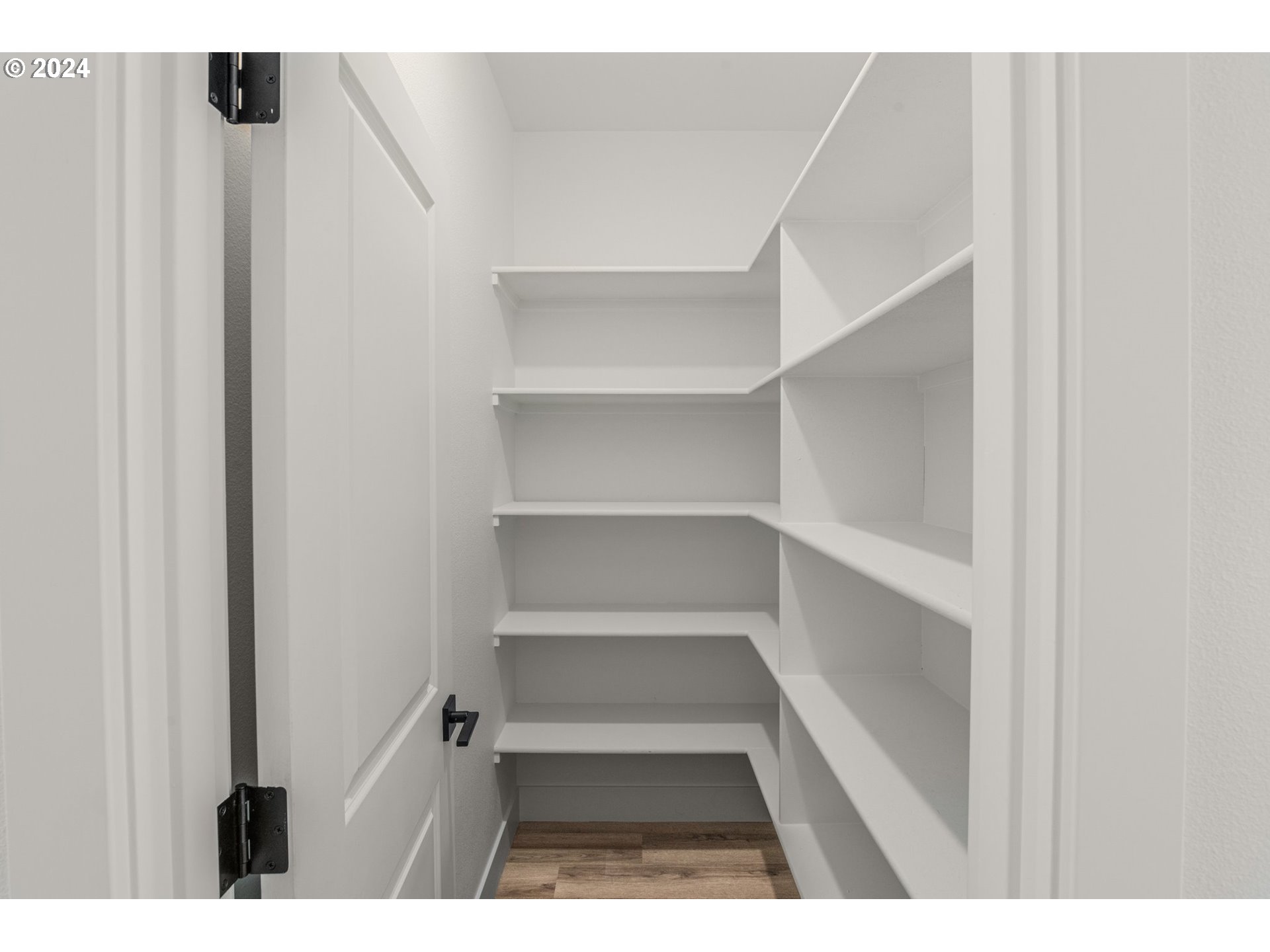 7939 Southwest 176th Terrace, Unit LOT1 Beaverton, OR 97007 - Photo 10 of 25 a view of walk in closet with empty racks