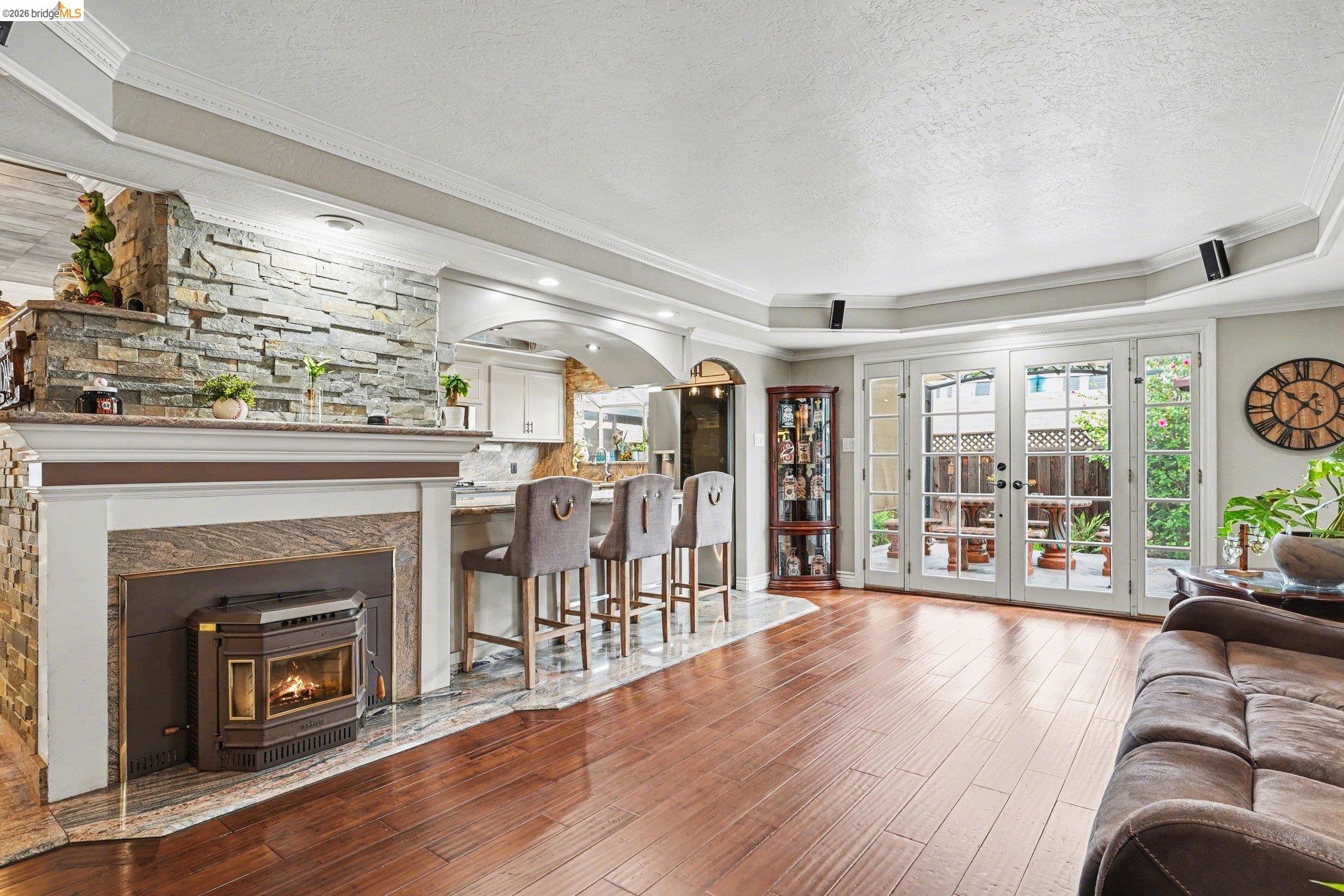 3614 Kay Court Fremont, CA 94538 - Photo 12 of 37 a living room with furniture and a fireplace