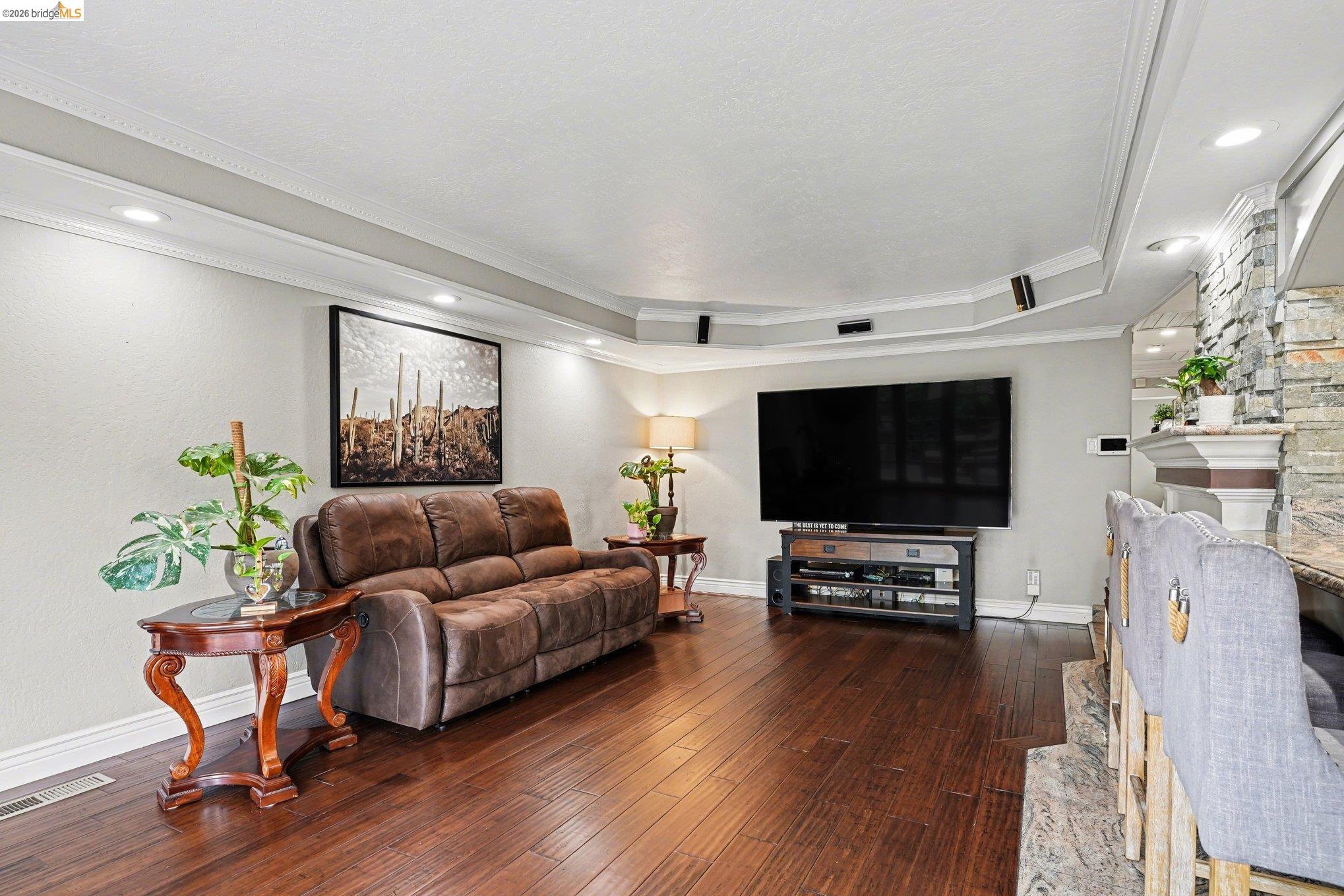 3614 Kay Court Fremont, CA 94538 - Photo 14 of 37 a living room with furniture and a flat screen tv