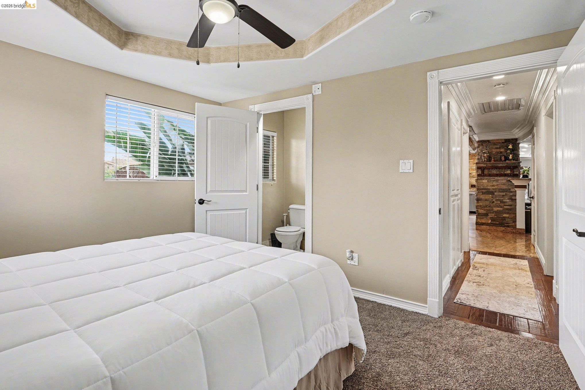 3614 Kay Court Fremont, CA 94538 - Photo 27 of 37 a bedroom with a bed and a walk in closet