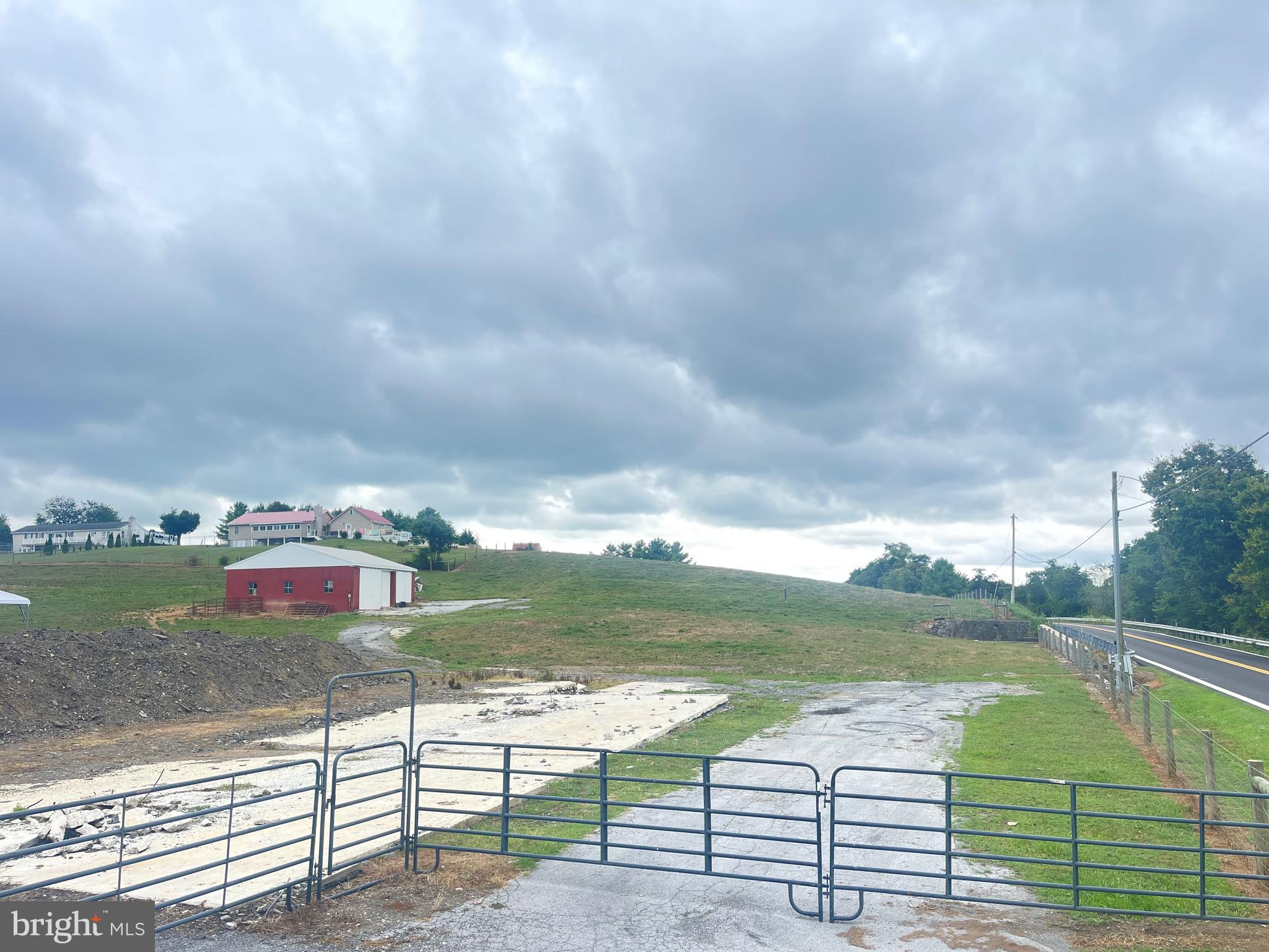 a view of a city and ocean