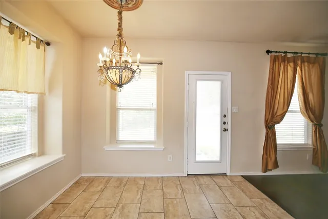 a window in an empty room with a window