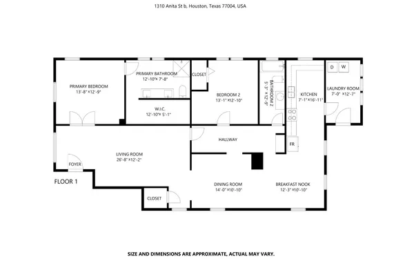 $2,100 | 1310 Anita Street, Unit B, Houston, TX 77004