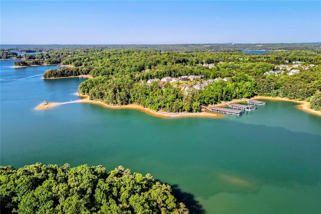 7965 Robin Road Cumming, GA 30041 - Photo 58 of 64 a view of a lake with houses