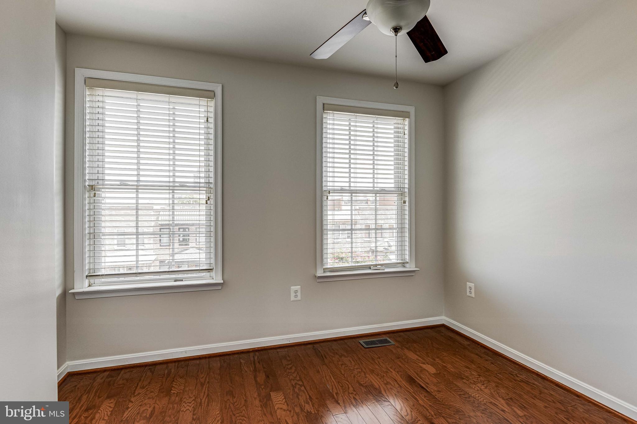 1306 Decatur Street Baltimore, MD 21230 - Photo 35 of 45 Third Bedroom with Ceiling Fan, Blinds
