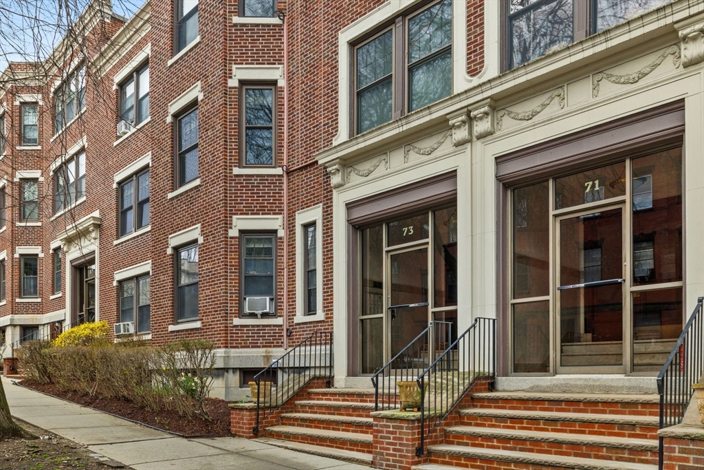 73 Parkman Street, Unit 1 Brookline, MA 02446 - Photo 9 of 10 front view of a building