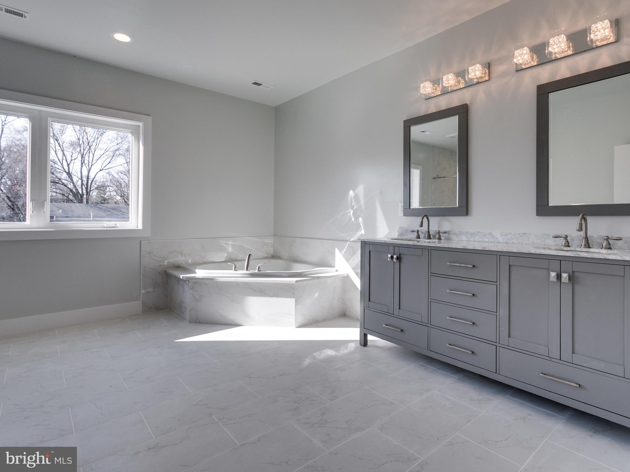 1901 Anderson Road Falls Church, VA 22043 - Photo 19 of 30 Master Bath w/ separate shower + soaking tub
