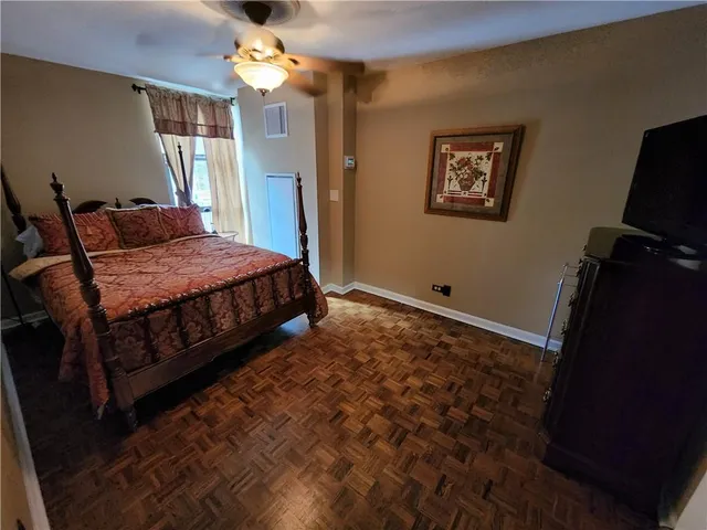 a view of hallway with stairs
