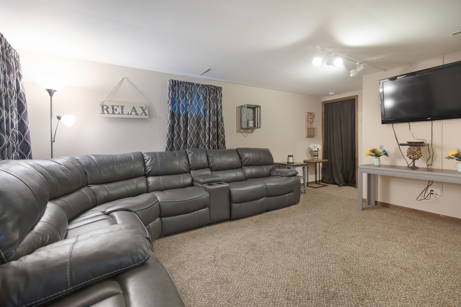 1065 Southgate Road New Lenox, IL 60451 - Photo 9 of 12 a living room with furniture and a flat screen tv
