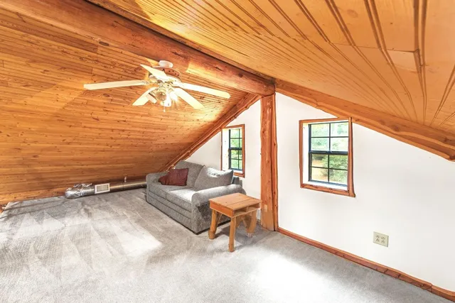 a living room with a furniture