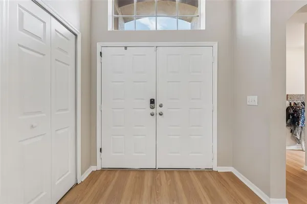 wooden floor in an empty room