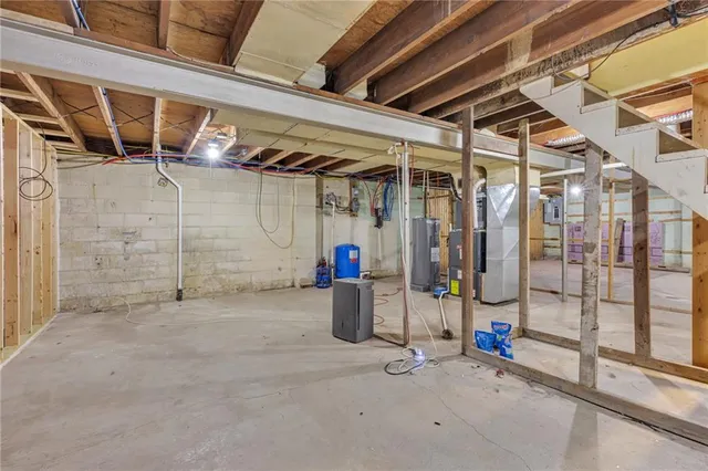 a view of storage and utility room