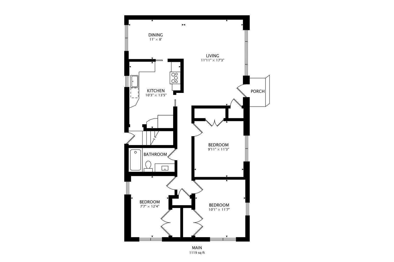 820 Sunset Road Wheaton, IL 60189 - Photo 31 of 32 a picture of floor plan
