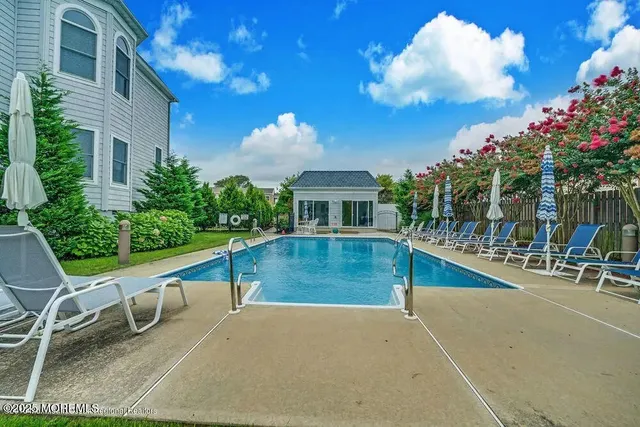 a view of a house with a patio