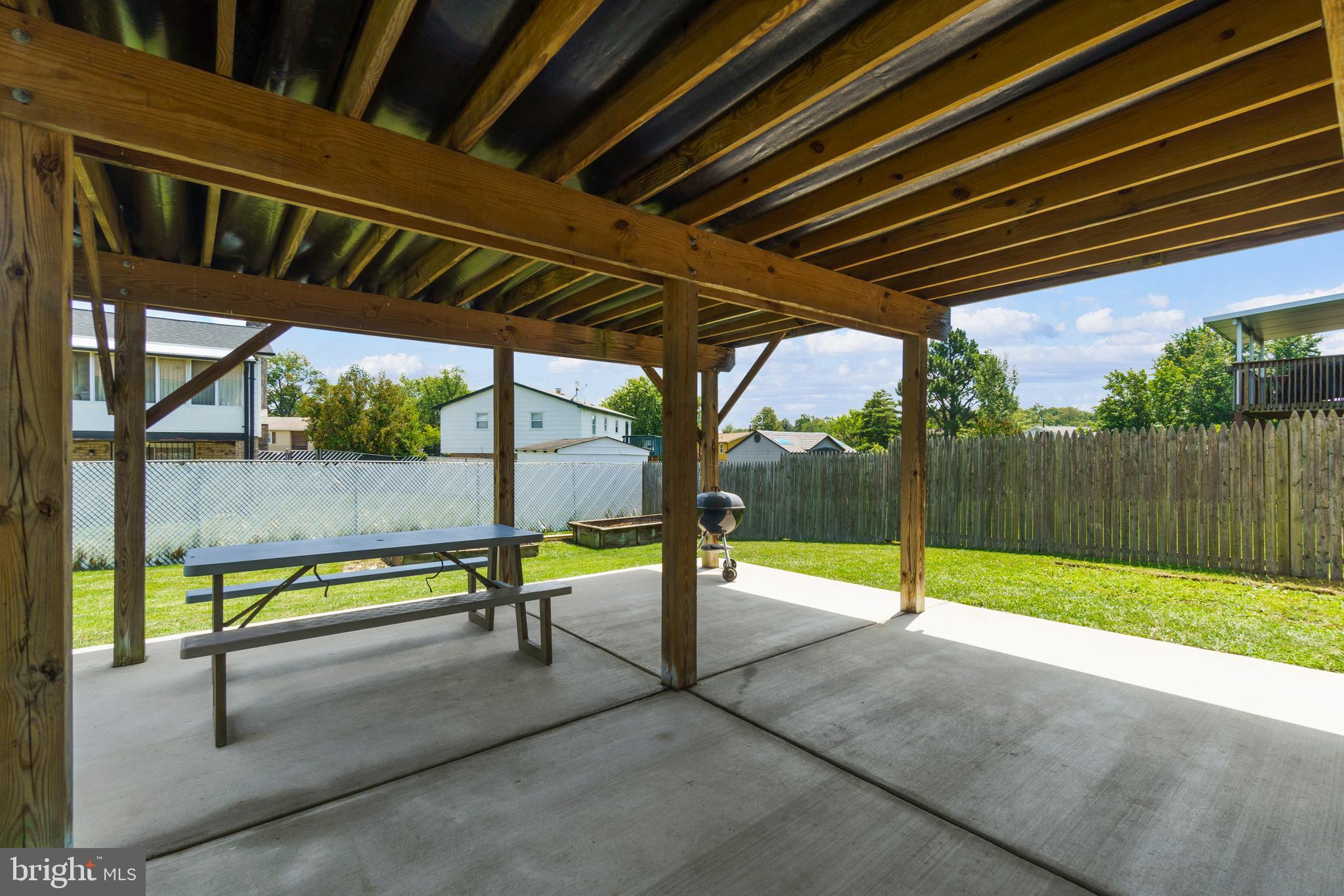 3316 Randall Road Suitland, MD 20746 - Photo 19 of 21 Covered Patio/Rain Shield