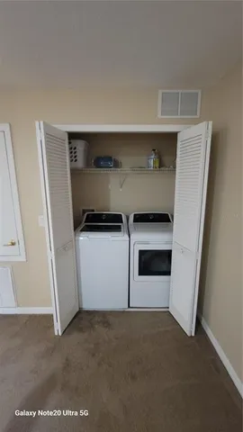 a room with storage and utility