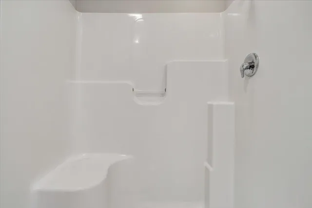 a close up of a bathtub